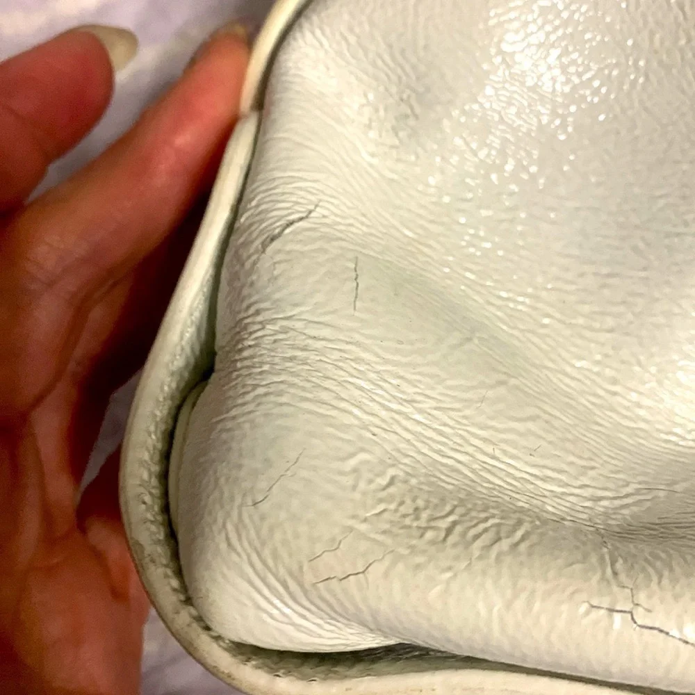 Michael Kors, winter white leather bag